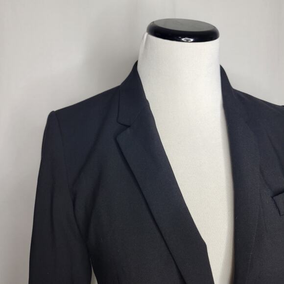 Calvin Klein One-Button Blazer Jacket Black NWT Petite Size 4P - Picture 5 of 12